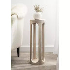 Kate and Laurel Dahl Wood Drink Table