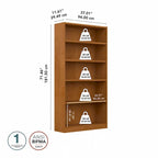 Bibliothèque haute à 5 étagères Universal de Bush Furniture