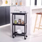 Bevin 2 Shelf Kitchen Cart - KCH1400 - Safavieh