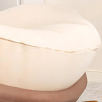 Fauteuil à bascule scandinave rembourré avec ottoman en option