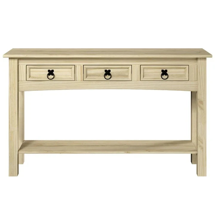 Console de table en bois 3 tiroirs Corona | Furniture Dash - S.O.