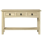 Console de table en bois 3 tiroirs Corona | Furniture Dash - S.O.