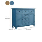 Meuble d'appoint rustique en bois marron pour salon