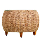 Table basse ronde Terraza en jacinthe d'eau de SEI Furniture