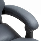Fauteuil de bureau massant, chauffant et inclinable en microfibre Vinsetto avec vibrations