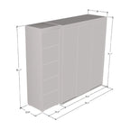 Armoire à trois miroirs