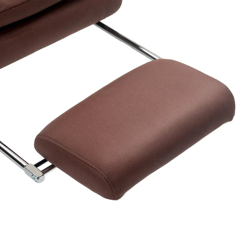 Fauteuil de bureau massant, chauffant et inclinable en microfibre Vinsetto avec vibrations
