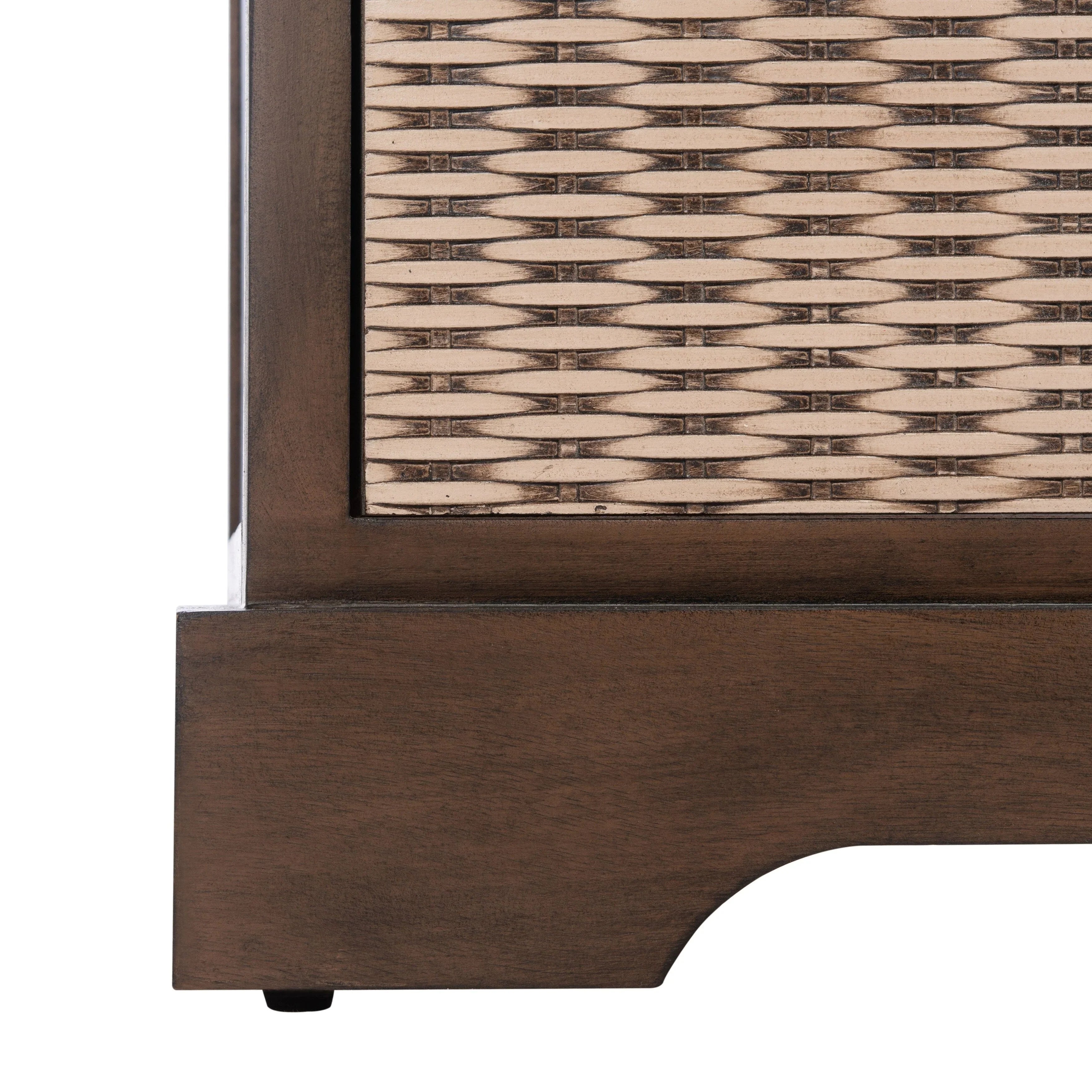 Banc de rangement SAFAVIEH Fiorello 3 tiroirs avec coussin - 47,3 L x 15 P x 19 H - 47Lx15Px19H
