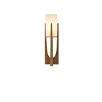 Vintage Wooden Torch LED Floor Lamps with Fabric Shade