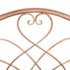 SAFAVIEH Bryn Scaffale da panettiere da esterno a 4 ripiani in ferro battuto vittoriano - 25 pollici L x 15 pollici P x 63 pollici H - 25 L x 15 P x 63 H