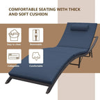 Set di 3 Chaise Lounge da Esterno Kullavik