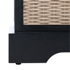 Banc de rangement SAFAVIEH Fiorello 3 tiroirs avec coussin - 47,3 L x 15 P x 19 H - 47Lx15Px19H