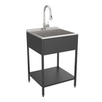 Lavello per bucato e supporto Transolid EWS-2422S in acciaio inossidabile, 24" L x 22" P x 35" A - 24" x 22"
