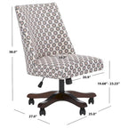 Chaise de bureau SAFAVIEH Meggan - 25Lx27Px38H