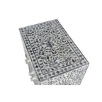 Meuble d'appoint incrusté d'os Firoz de Steve Silver
