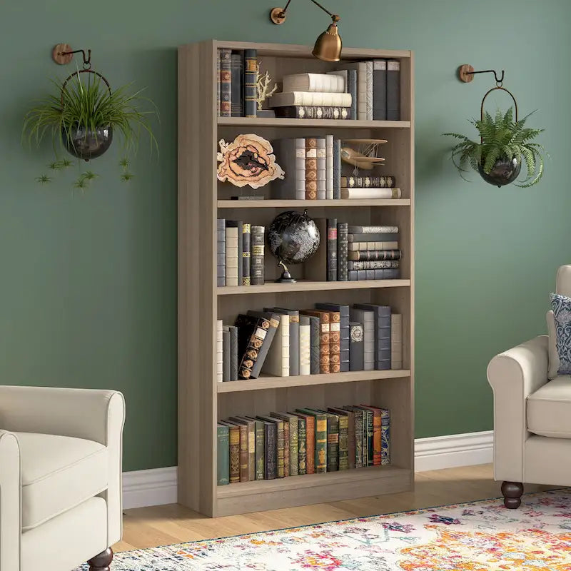 Bibliothèque haute à 5 étagères Universal de Bush Furniture