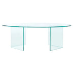 SAFAVIEH Beda Table basse en verre trempé - 47 L x 28 P x 16 H - 47Lx28Px16H