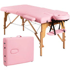 Lettino da massaggio portatile 84L regolabile per viso e spa con borsa per il trasporto