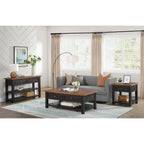 The Gray Barn Downington Table console de canapé à 2 tiroirs en bois massif
