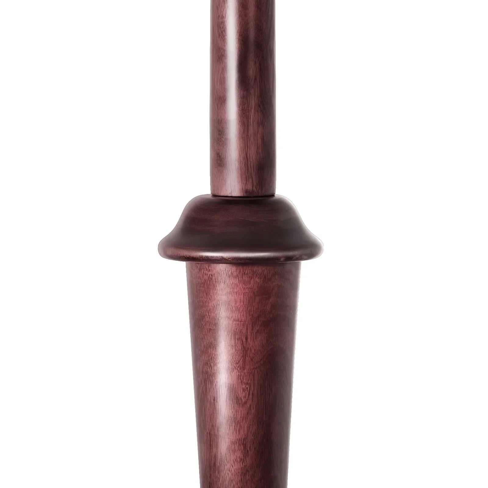 Porte-manteau sur pied en bois d'hévéa à motif de branches d'arbre avec 8 crochets - 24,5 l x 70,87 h