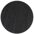 Table d'appoint ronde haute en marbre SAFAVIEH Couture Ghicu - 56 cm L x 53 cm P x 61 cm H - 21Wx21Dx24H