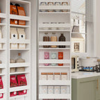 Organisateur de cuisine polyvalent : Meuble compact de 80 cm avec rangement intelligent