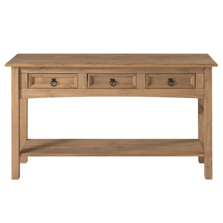 Console de table en bois 3 tiroirs Corona | Furniture Dash - S.O.