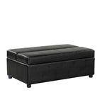 Lit d'appoint pliable ottoman convertible Twin Size avec matelas, canapé-lit rembourré en PU