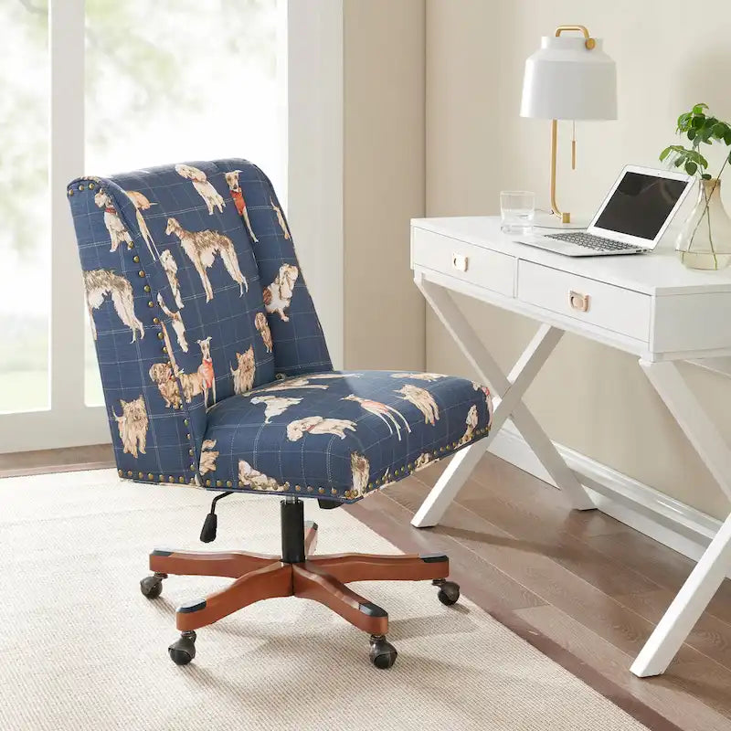 Chaise de bureau pivotante Violet