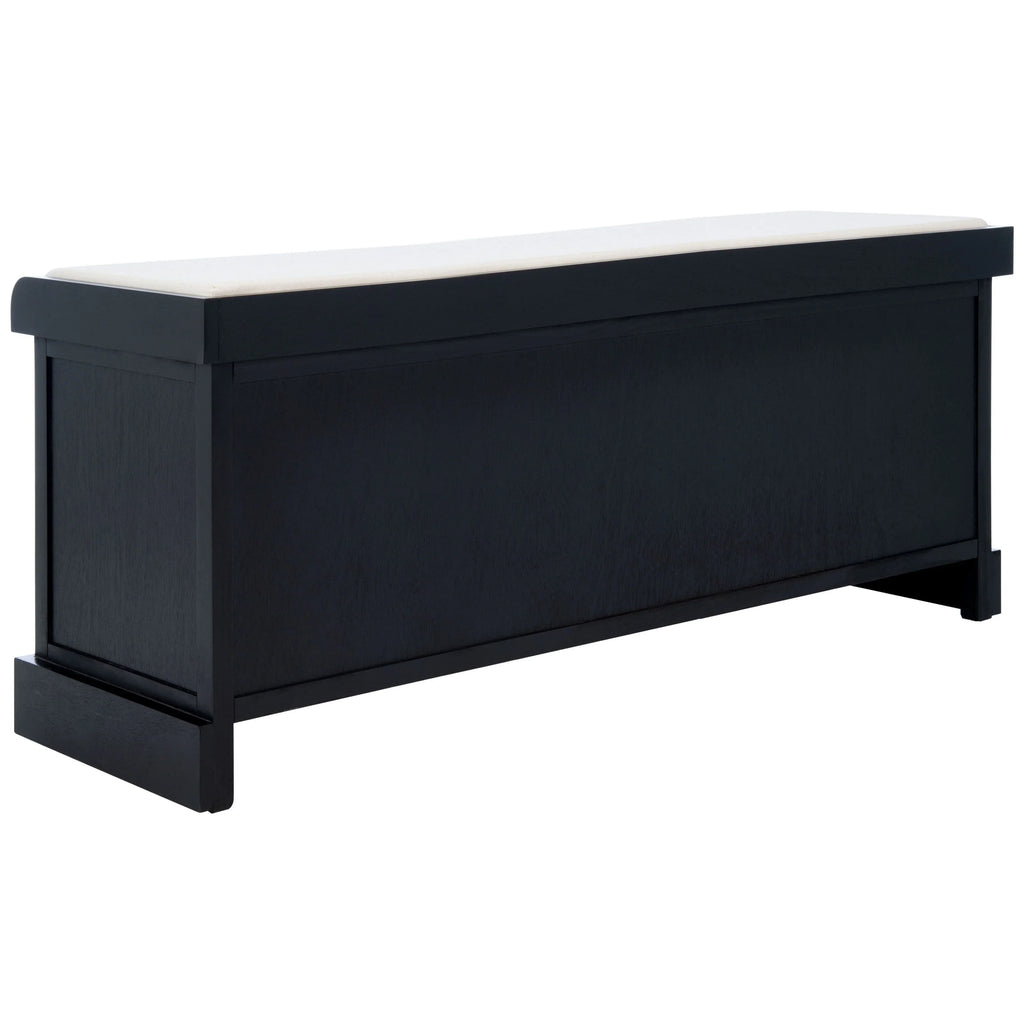 Banc de rangement SAFAVIEH Fiorello 3 tiroirs avec coussin - 47,3 L x 15 P x 19 H - 47Lx15Px19H