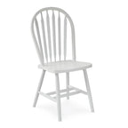 Chaise de salle à manger Windsor Arrowback en bois massif
