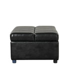 Lit d'appoint pliable ottoman convertible Twin Size avec matelas, canapé-lit rembourré en PU