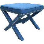 SAFAVIEH Shavonne Ottoman banc en X