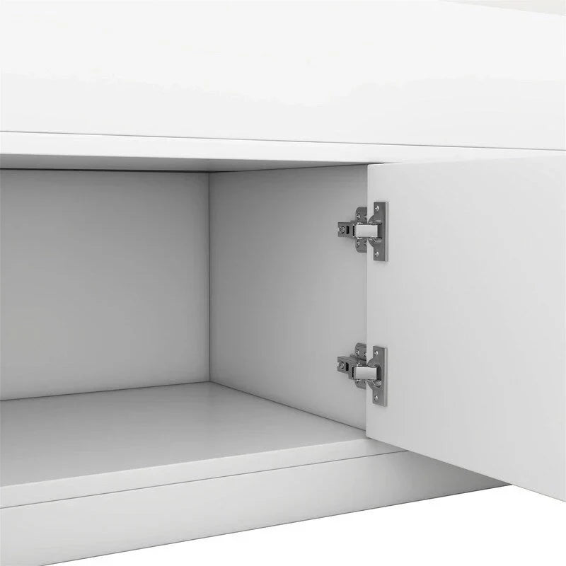 Lit plateforme capitaine double/grand avec 4 tiroirs et étagères de rangement, cadre de lit en bois massif avec tête de lit bibliothèque de rangement